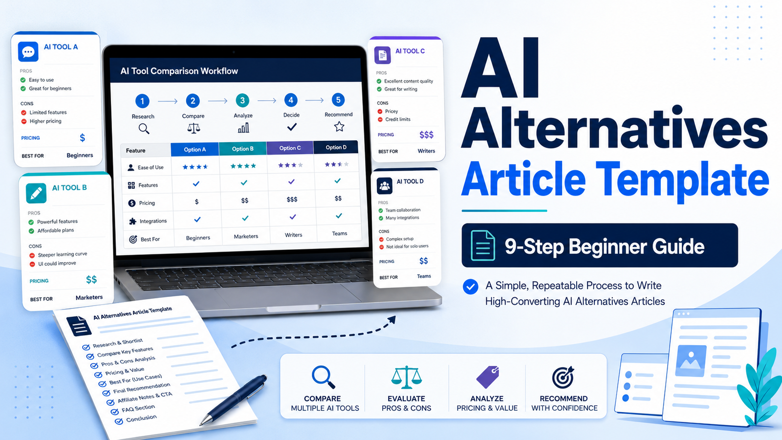 AI alternatives article template
